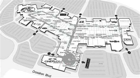 crossiron mills mall store map.